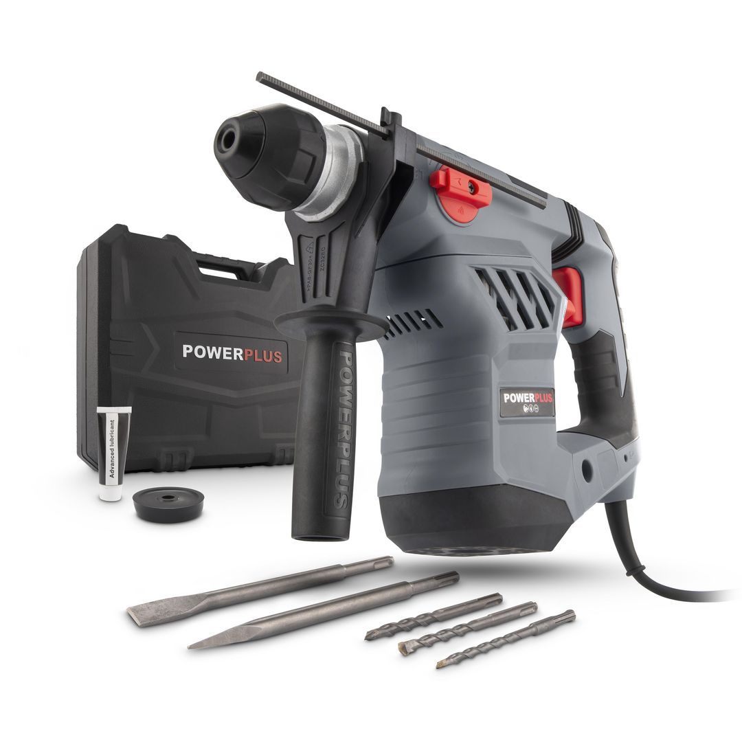 Rotopercutor POWERplus Hepofort Powe10081, 1600 W, maner dublu